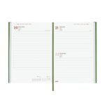 Finocam Dynamic Milano Agenda Profesional en Catalan - Anual 2026 - Tapa Dura Acolchada - Formato Y10 - 143x29x210mm - 1 Dia por Pagina - Color Verde - immagine 4