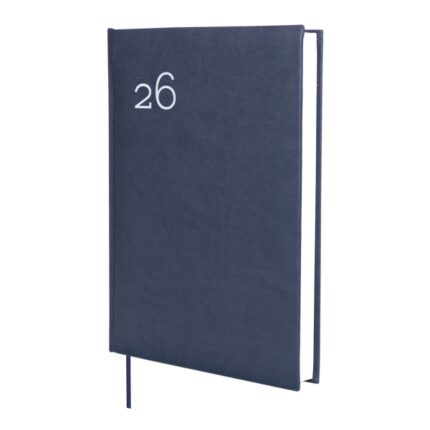 Finocam Dynamic Milano Agenda Profesional - Anual 2026 - Tapa Dura Acolchada - Formato Y11 - 168x32x245mm - 1 Dia por Pagina - Color Azul