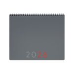 Finocam Agenda Planificador Internacional - Anual 2026 - Espacio para Escribir - 250x13x200mm - Mes Vista - Color Gris