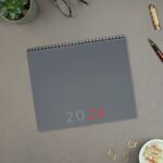 Finocam Agenda Planificador Internacional - Anual 2026 - Espacio para Escribir - 250x13x200mm - Mes Vista - Color Gris - immagine 2
