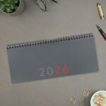 Finocam Agenda Planificador en Catalan - Anual 2026 - Espacio para Escribir - 290x8x120mm - Semana Vista en Vertical - Color Gris - immagine 2