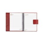Finocam Duouno Agenda de Espiral - Bolsillo Interior - Anilla Portaboligrafo - Formato E10 - 155x212mm - 1 Dia por Pagina - Color Burdeos - immagine 2