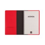 Finocam Duoband Agenda - Anual 2026 - Bloc de Notas - Formato E5 - 130x15x192mm - Semana Vista Horizontal - Color Rojo - immagine 4