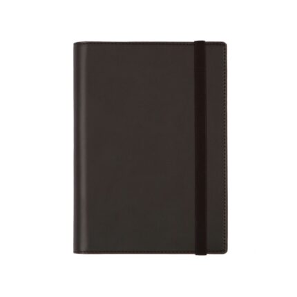 Finocam Duoband Agenda con Bloc de Notas - Anual 2026 - Formato E5 - 130x15x192mm - Semana Vista Horizontal - Color Negro