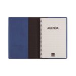 Finocam Duoband Agenda con Bloc de Notas en Catalan - Anual 2026 - Formato E5 - 130x15x192mm - Semana Vista Horizontal - Color Azul - immagine 5