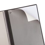 Finocam Duoband Agenda con Bloc de Notas en Catalan - Anual 2026 - Formato E5 - 130x15x192mm - Semana Vista Horizontal - Color Negro - immagine 4