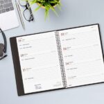 Finocam Duoband Agenda con Bloc de Notas - Anual 2026 - Formato E10 - 168x15x226mm - Semana Vista Horizontal - Color Negro - immagine 5