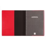 Finocam Duoband Agenda con Bloc de Notas - Anual 2026 - Formato E10 - 176x28x226mm - 1 Dia por Pagina - Color Rojo - immagine 5