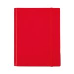 Finocam Duoband Agenda con Bloc de Notas en Catalan - Anual 2026 - Formato E10 - 176x28x226mm - 1 Dia por Pagina - Color Rojo