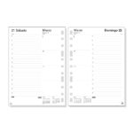 Finocam Recambio Anual 2026 para Agenda - Multiusos - Formato 3002 - 155x17x215mm - 1 Dia por Pagina - Color Blanco - immagine 2