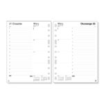 Finocam Recambio Anual 2026 para Agenda en Catalan - Multiusos - Formato 3002 - 155x17x215mm - 1 Dia por Pagina - Color Blanco - immagine 2