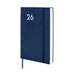 Finocam Dynamic Mara Agenda Profesional - Anual 2026 - Tapa Blanda - Cierre con Goma Elastica - Formato Y4 - 124x22x174mm - 1 Dia por Pagina - Color Azul