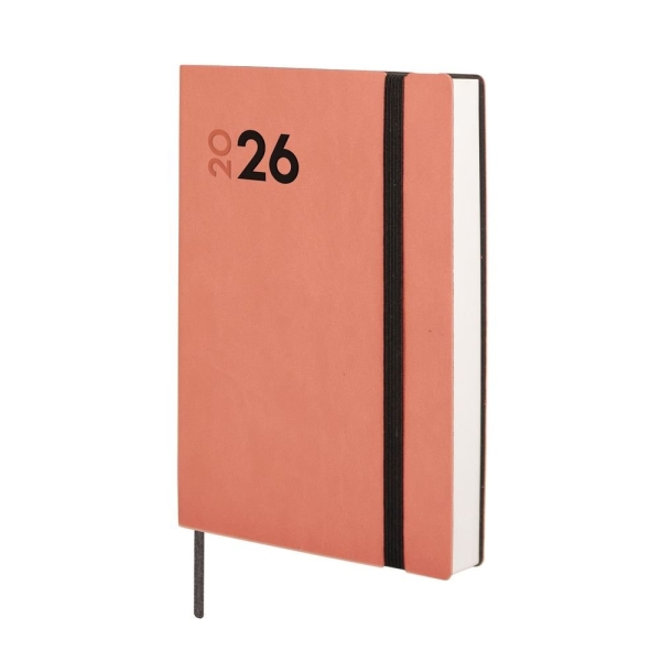 Finocam Dynamic Mara Agenda Profesional - Anual 2026 - Tapa Blanda - Cierre con Goma Elastica - Formato Y4 - 124x22x174mm - 1 Dia por Pagina - Color Coral Finocam Dynamic Mara Agenda Profesional - Anual 2026 - Tapa Blanda - Cierre con Goma Elastica - Formato Y4 - 124x22x174mm - 1 Dia por Pagina - Color Coral