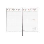 Finocam Dynamic Mara Agenda Profesional - Anual 2026 - Tapa Blanda - Cierre con Goma Elastica - Formato Y10 - 144x11x208mm - Semana Vista en Vertical - Color Verde - immagine 4