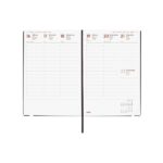 Finocam Dynamic Mara Agenda Profesional en Catalan - Anual 2026 - Tapa Blanda - Cierre con Goma Elastica - Formato Y10 - 144x11x208mm - Semana Vista en Vertical - Color Negro - immagine 4