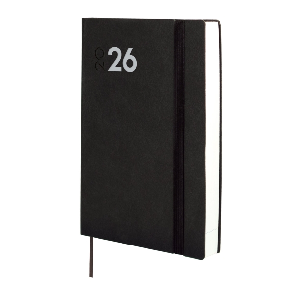 Finocam Dynamic Mara Agenda Profesional - Anual 2026 - Tapa Blanda - Cierre con Goma Elastica - Formato Y10 - 144x22x208mm - 1 Dia por Pagina - Color Negro Finocam Dynamic Mara Agenda Profesional - Anual 2026 - Tapa Blanda - Cierre con Goma Elastica - Formato Y10 - 144x22x208mm - 1 Dia por Pagina - Color Negro