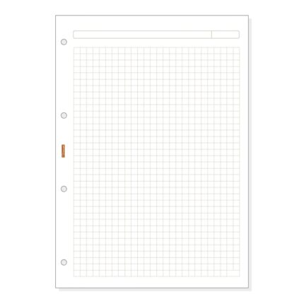Finocam R4040 Recambio para Agendas Open - Formato A4 - 210x5x297mm - Color Blanco