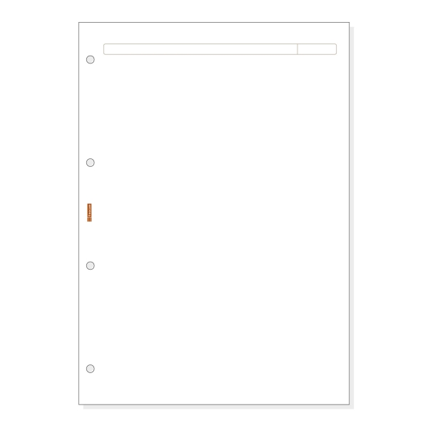 Finocam R4042 Recambio para Agendas Open - Formato A4 - 210x5x297mm - Color Blanco