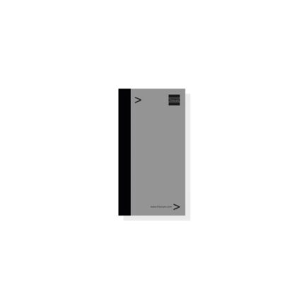 Finocam Bloc de Notas para Agendas Duo - Formato E9 - Color Gris