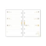 Finocam C399 Recambio para Agendas Classic - Anual 2026 - Hojas Microperforadas - Formato 603 - 79x6x127mm - Semana Vista Horizontal - Color Blanco - immagine 2