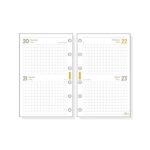 Finocam C297C Recambio para Agendas Classic en Catalan - Anual 2026 - Esquinas Microperforadas - Formato 602 - 73x9x114mm - 2 Dias por Pagina - Color Blanco - immagine 2