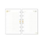 Finocam C398C Recambio para Agendas Classic en Catalan - Anual 2026 - Esquinas Microperforadas - Formato 603 - 79x18x127mm - 1 Dia por Pagina - Color Blanco - immagine 2