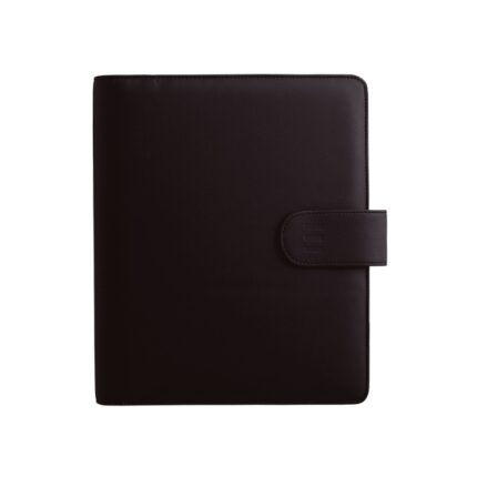 Finocam Open Troya Agenda Organizador - Anual 2026 - Formato 500 - 165x40x210mm - Semana Vista en Vertical - Color Negro