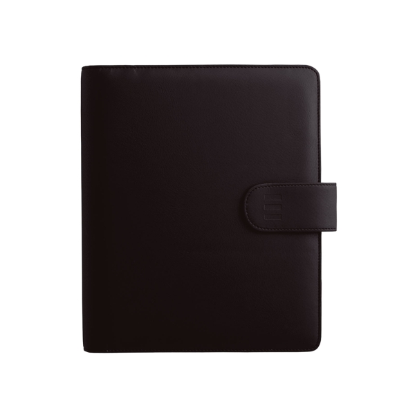Finocam Open Troya Agenda Organizador - Anual 2026 - Formato 500 - 165x40x210mm - Semana Vista en Vertical - Color Negro