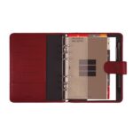 Finocam Open Piel Andrea Agenda Organizador - Formato 500 - 165x40x210mm - Semana Vista en Vertical - Color Burdeos - immagine 2