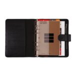 Finocam Open Piel Andrea Agenda Organizador en Catalan - Anual 2026 - Formato 500 - 165x40x210mm - Semana Vista en Vertical - Color Negro - immagine 2