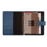 Finocam Open Piel Andrea Agenda Organizador - Anual 2026 - Formato 1000 - 205x43x249mm - Semana Vista en Vertical - Color Azul - immagine 2
