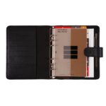 Finocam Open Piel Andrea Agenda Organizador - Anual 2026 - Formato 1000 - 205x43x249mm - Semana Vista en Vertical - Color Negro - immagine 2