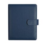 Finocam Open Piel Andrea Agenda Organizador en Catalan - Anual 2026 - Formato 1000 - 205x43x249mm - Semana Vista en Vertical - Color Azul