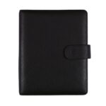 Finocam Open Piel Andrea Agenda Organizador en Catalan - Anual 2026 - Formato 1000 - 205x43x249mm - Semana Vista en Vertical - Color Negro
