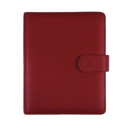 Finocam Open Piel Andrea Agenda Organizador - Formato 1000 - 205x43x249mm - 1 Dia por Pagina - Color Burdeos