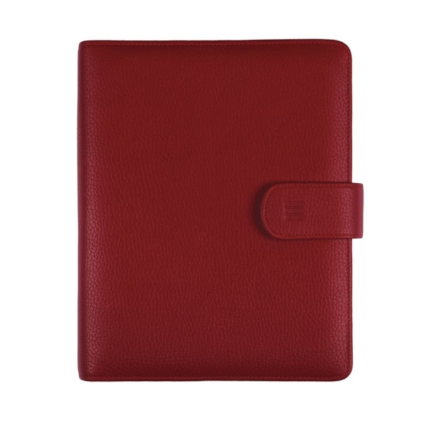 Finocam Open Piel Andrea Agenda Organizador - Formato 1000 - 205x43x249mm - 1 Dia por Pagina - Color Burdeos