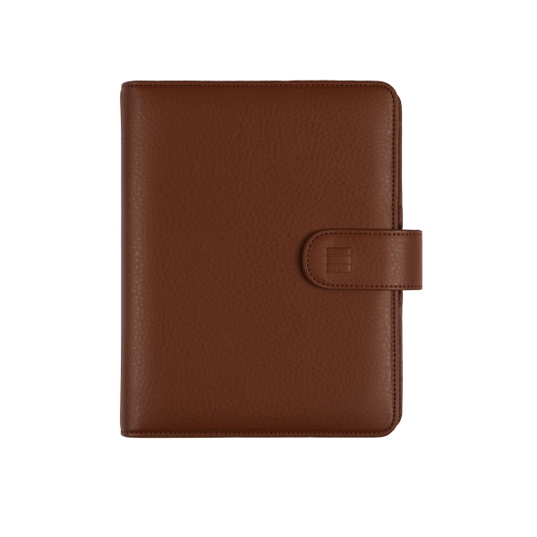 Finocam Open Leo Agenda Organizador - Anual 2026 - Formato 500 - 165x43x210mm - 1 Dia por Pagina - Color Marron