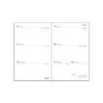 Finocam Coctel Agenda Plana - Anual 2026 - Formato Pl3 - 85x6x6mm - Semana Vista Horizontal - Color Burdeos - immagine 3