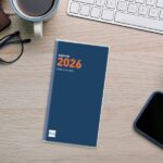 Finocam Coctel Agenda Plana - Anual 2026 - Formato Pl4 - 83x6x6mm - Mes Vista - Color Azul - immagine 2