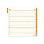 Finocam P497C Recambio para Agenda Plana en Catalan - Anual 2026 - Formato Pl4 - 80x150x3mm - Mes Vista - Color Blanco - immagine 2