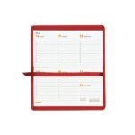 Finocam Ibis Agenda Plana - Anual 2026 - Formato Pl1 - 130x6x6mm - Semana Vista en Vertical - Color Rojo - immagine 4