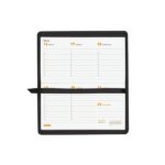 Finocam Ibis Agenda Plana - Anual 2026 - Formato Pl1 - 130x6x6mm - Semana Vista en Vertical - Color Negro - immagine 4