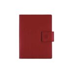 Finocam Duouno Agenda de Espiral - Bolsillo Interior - Anilla Portaboligrafo - Formato E10 - 155x212mm - Semana Vista Horizontal - Color Burdeos
