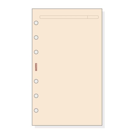 Finocam R443 Recambio para Agendas Open - Liso - Formato 400 - 91x5x152mm - Color Crema