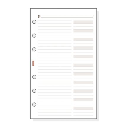 Finocam R454 Recambio Telefonico para Agendas Classic - Formato 400 - 91x5x152mm - Color Blanco