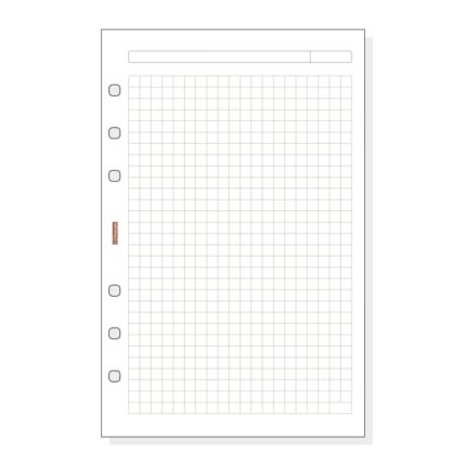 Finocam R540 Recambio para Agendas Open - Cuadriculado - Formato 500 - 117x5x181mm - Color Blanco