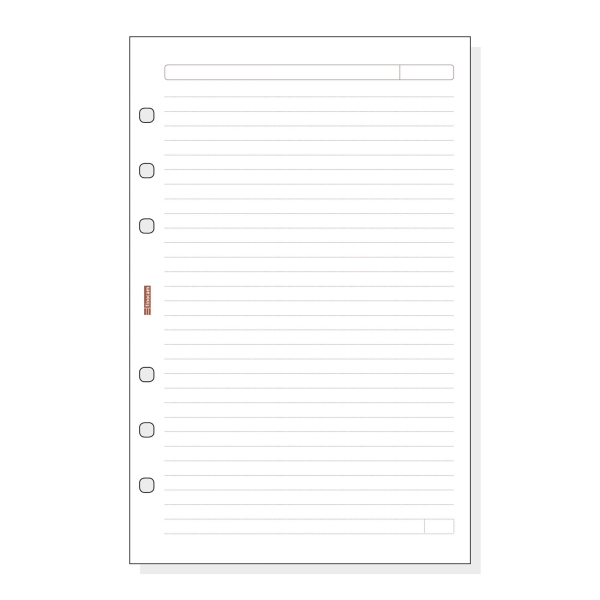Finocam R541 Recambio para Agendas Open - Lineas Guia - Formato 500 - 117x5x181mm - Color Blanco Finocam R541 Recambio para Agendas Open - Lineas Guia - Formato 500 - 117x5x181mm - Color Blanco
