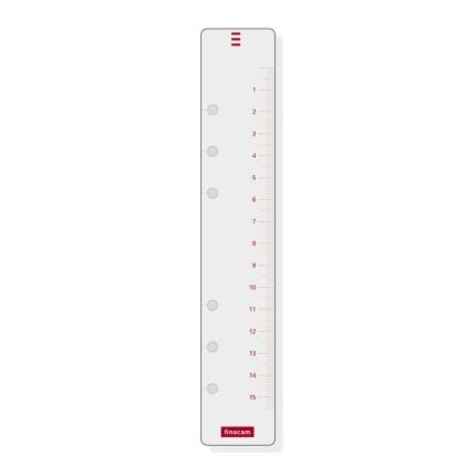Finocam R560 Regla para Agendas Open - Formato 500 - 35x181mm - Color Blanco