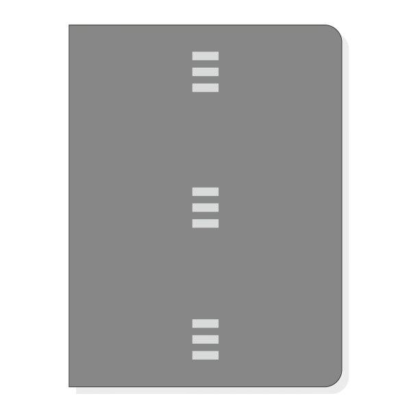 Finocam R569 Archivador para Agendas Open - Formato 500 - 156x52x207mm - Color Gris Oscuro