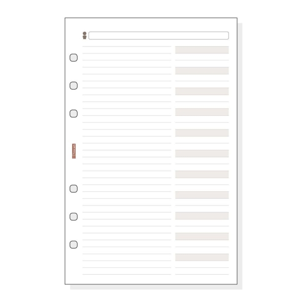 Finocam R1054 Recambio para Agendas Open - Formato 1000 - 155x5x215mm - Color Blanco